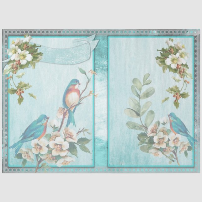 Papel De Seda Wild Bird Series Design 9 (Frente )