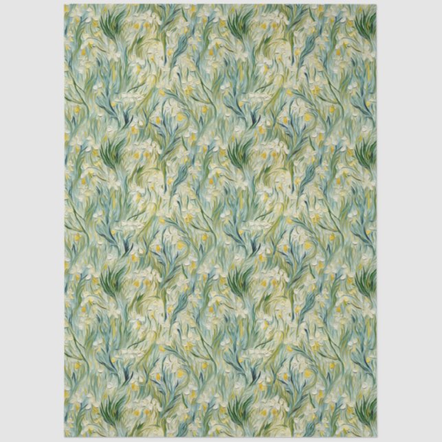 Papel De Seda Wild Iris Ivory - Livro Verde Amarelo (Frente )