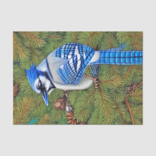 Papel De Seda Wilderness Evergreen Blue Jay