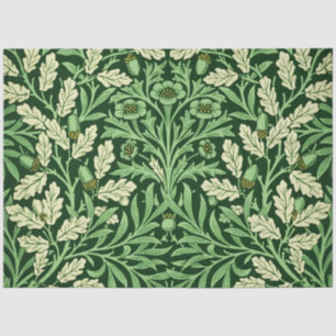 Papel De Seda William Mirrors Acorns & Oak Deixa Primavera Garde
