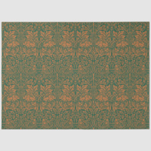 Papel De Seda William Morris 1881 Birds, Rabbit Floral Pattern