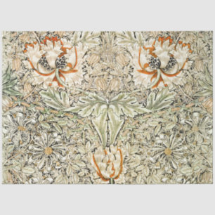 Papel De Seda William Morris Antique Honeysuckle Floral Classic