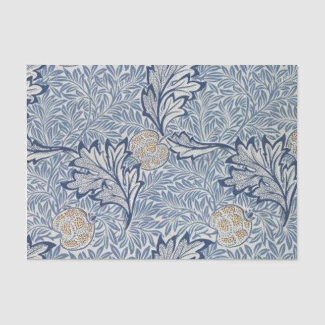 Papel De Seda William Morris Apple Fllower Design (Frente )
