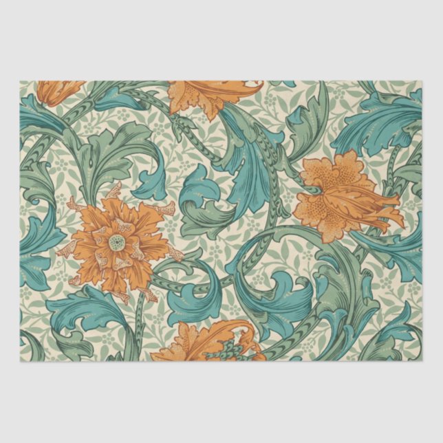 Papel De Seda William Morris Beautiful Floral Tissue Paper (Frente )