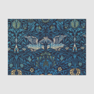 Papel De Seda William Morris Blue Birds Tapeçaria Clássica