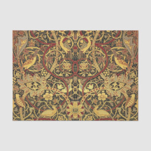 Papel De Seda William Morris Bullerswood Faux Tapeçaria