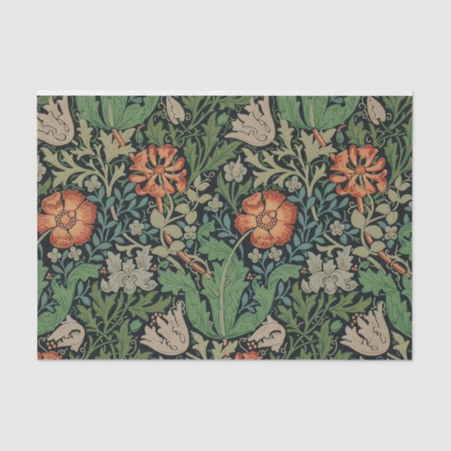 Papel De Seda William Morris Compton Wallpaper Classic (Frente )