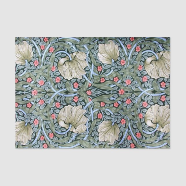 Papel De Seda William Morris Design Tissue Paper (Frente )