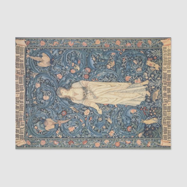 Papel De Seda William Morris - Flora (Frente )