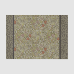 Papel De Seda William Morris Floral lily willow art impressão