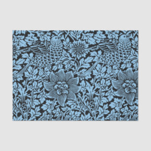Papel De Seda William Morris Floral Pattern Bird Anenome