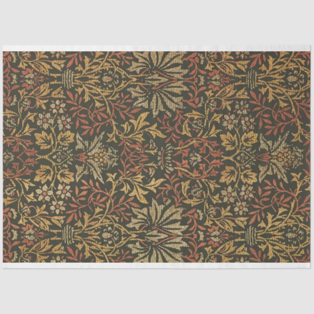 Papel De Seda William Morris Flower Garden Tapeçaria (Frente )