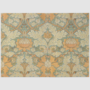 Papel De Seda William Morris - Folhagem de Vintage e Padrão Flor
