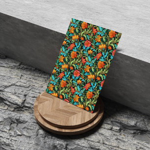 Papel De Seda William Morris inspirou cores vibrantes flores