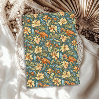Papel De Seda William Morris inspirou uma faixa amarela laranja
