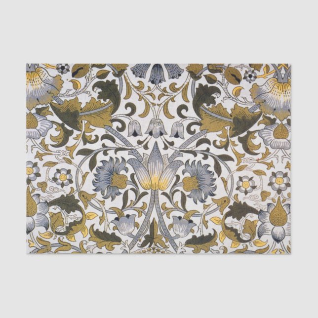 Papel De Seda William Morris Lodden floral (Frente )