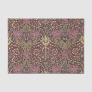 Papel De Seda William Morris, madressilva, floral. teste padrão