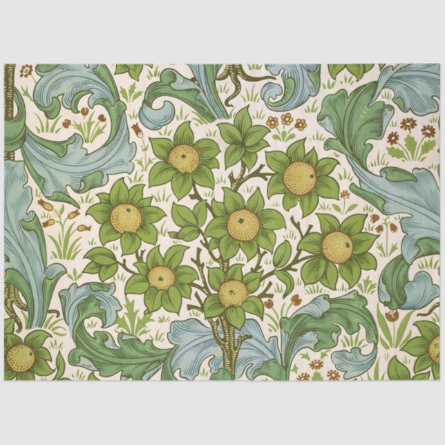 Papel De Seda William Morris' Orchard Delight Art (Frente )