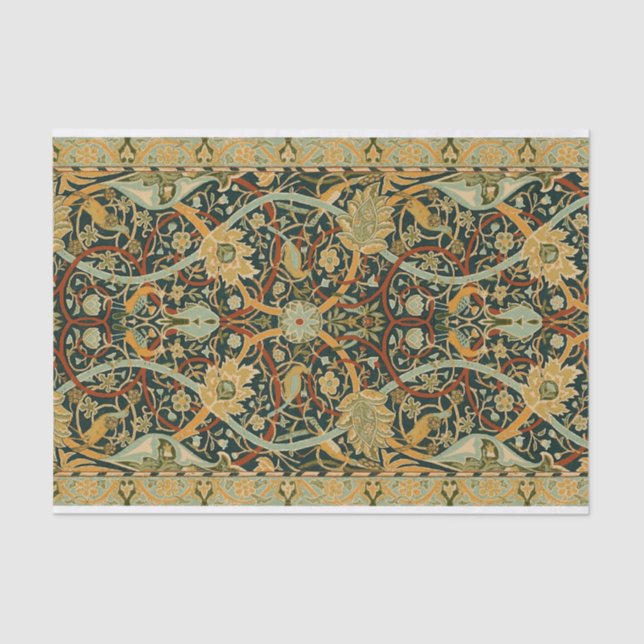 Papel De Seda William Morris Oriental Carpet Art (Frente )