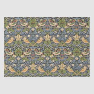 Papel De Seda William Morris - Padrão Floral de Thief de Morango