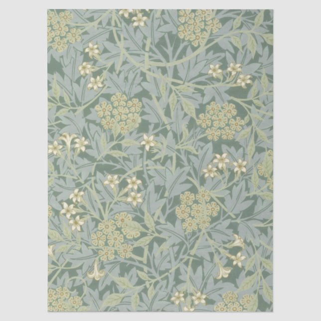 Papel De Seda William Morris | Padrão Jasmine (Frente )
