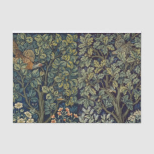 Papel De Seda William Morris Pheasant Bird Tree Woodland