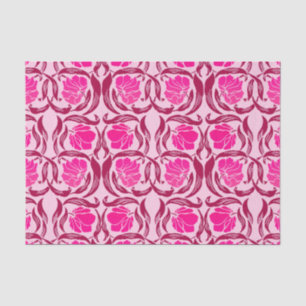 Papel De Seda William Morris Pimpernel, Fuchsia & Rosas claro