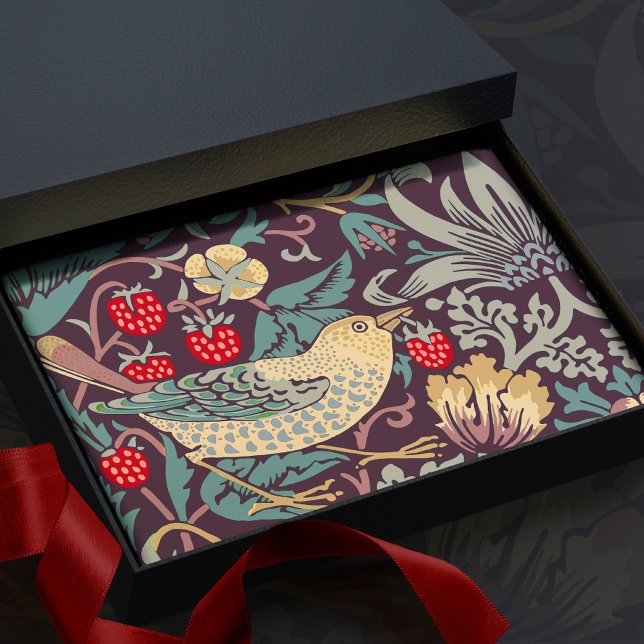 Papel De Seda William Morris Strawberry Thef Paper (Criador carregado)