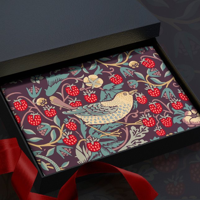 Papel De Seda William Morris Strawberry Thef Paper (Criador carregado)