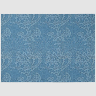 Papel De Seda William Morris Vintage Blue Floral