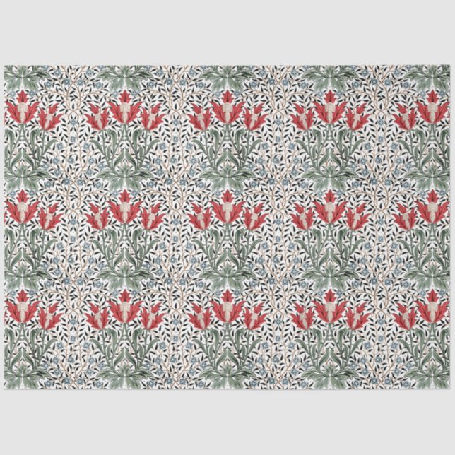 Papel De Seda William Morris Vintage Bourne (Frente )