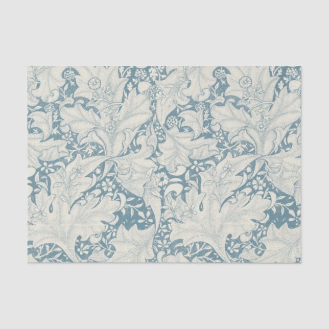 Papel De Seda William Morris Wallflower Blue damask (Frente )