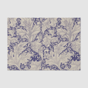 Papel De Seda William Morris Wallflower Blue damask