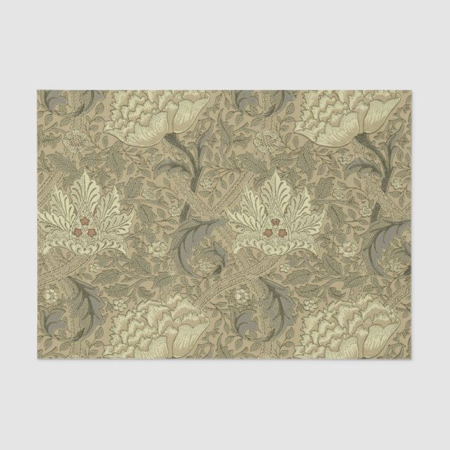 Papel De Seda William Morris Windrush Wallpaper Pattern (Frente )