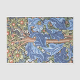 Papel De Seda William Morris Woodpecker Tapeçaria Vintage Floral