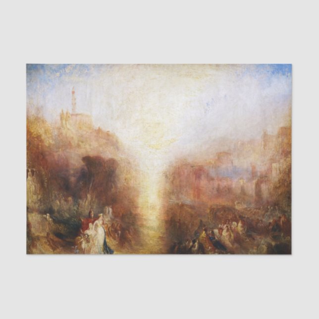 Papel De Seda William Turner - A visita ao túmulo (Frente )