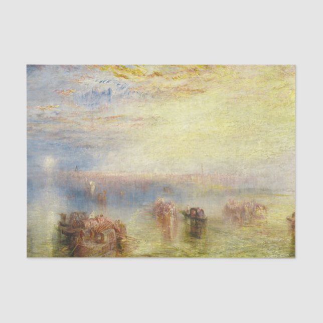 Papel De Seda William Turner - Abordagem de Veneza (Frente )