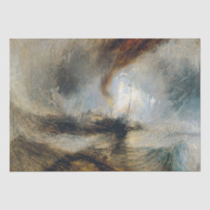 Papel De Seda William Turner - Tempestade de Neve