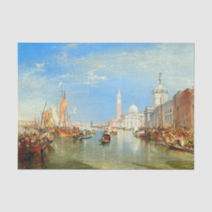 Papel De Seda William Turner - Veneza, Dogana & San Giorgio