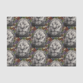 Papel De Seda Wind Beneath My Wings Lion Butterfly Wildlife Art