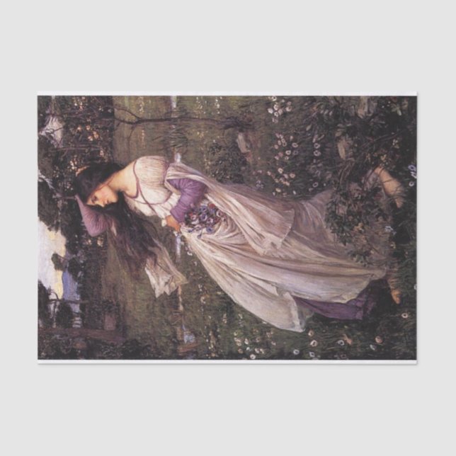 Papel De Seda Windflower-by John William Waterhouse Decoupage (Frente )