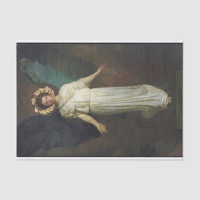 Papel De Seda Winged Figure por Abbott Handerson Thayer (Frente )