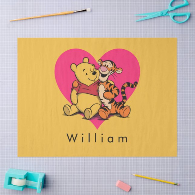 Papel De Seda Winnie the Pooh & Tigger Doces (Arte )