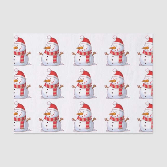 PAPEL DE SEDA WINTER SNOWMAN (Frente )