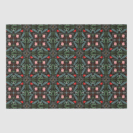 Papel De Seda Winters Snowflakes, Poinsettias, Cardinhos