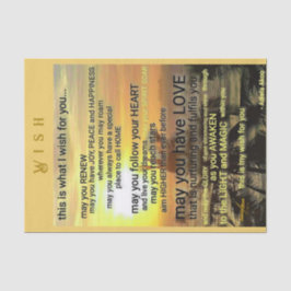 Papel De Seda Wish Tissue Paper por Adiela Akoo