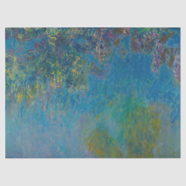 Papel De Seda Wisteria de Claude Monet (Frente )