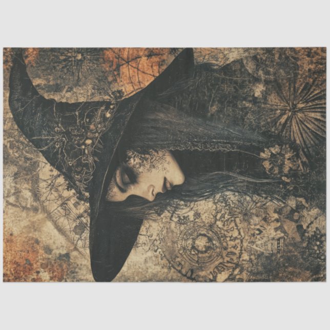 Papel De Seda Witchy Woman Vintage (Frente )