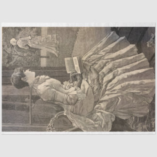 Papel De Seda Woman Reading, 1880
