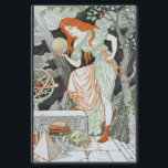 Papel De Seda Woman Science por Eugene Grasset<br><div class="desc">Eugène Samuel Grasset era um artista decorativo suíço do final do século XIX/início do 20 que trabalhava em Paris,  França,  em vários campos de design criativos diferentes. Ele é considerado o Pai de Arte Nouveau.</div>